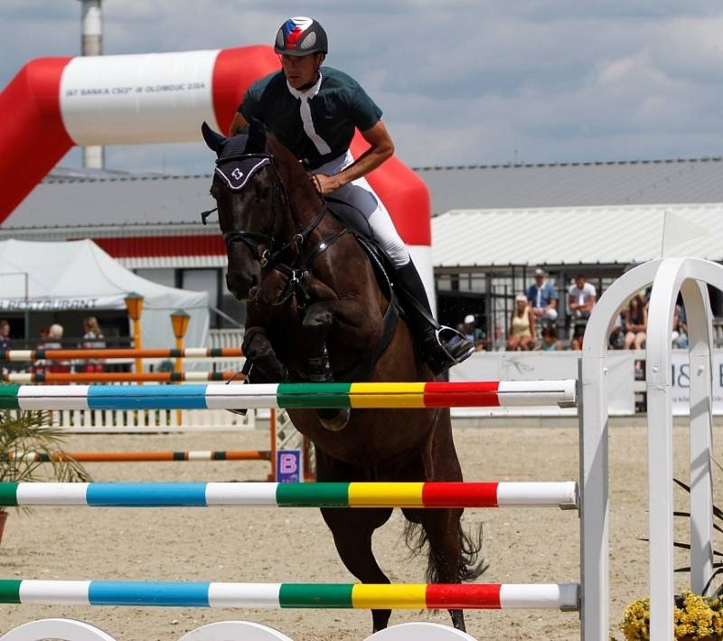 Světový pohár CSI*** Olomouc. Kategorie Diamond Tour Opening - Jiří Luža a Land Rebel