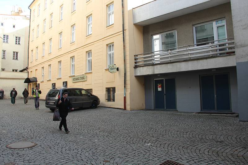 Švédská ulice v centru Olomouce - spojnice mezi Horním náměstím a třídou Svobody