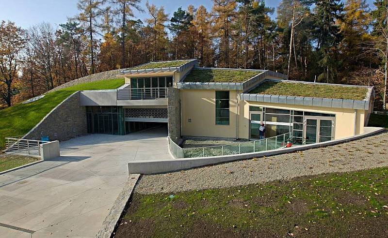 Stavba nového vstupu do olomoucké zoo na Sv. Kopečku