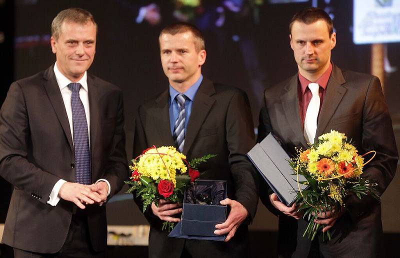 Cena Ol. kraje: Václav a Marek Rozehnalovi. Vyhlášení Sportovce Olomouckého kraje za rok 2015