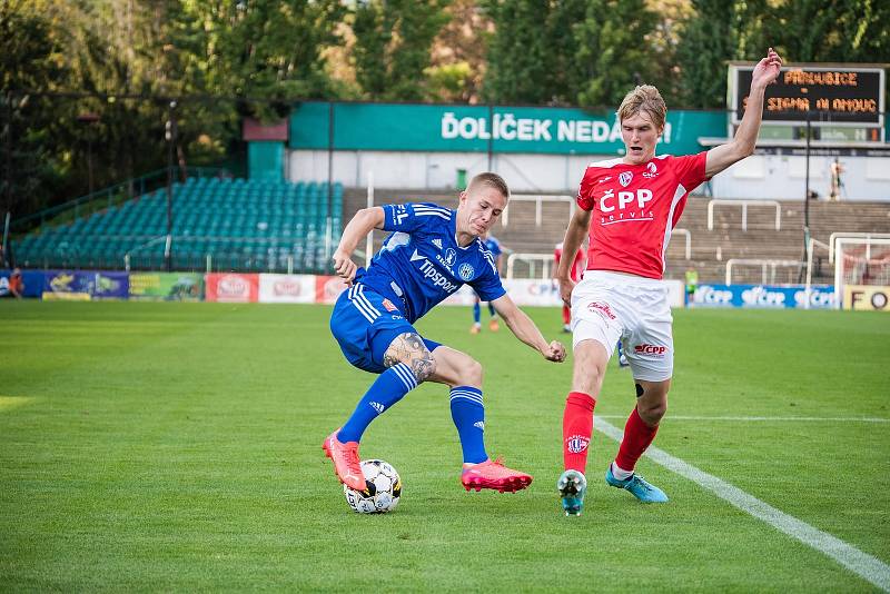 7. kolo FORTUNA:LIGY FK Pardubice - SK Sigma Olomouc