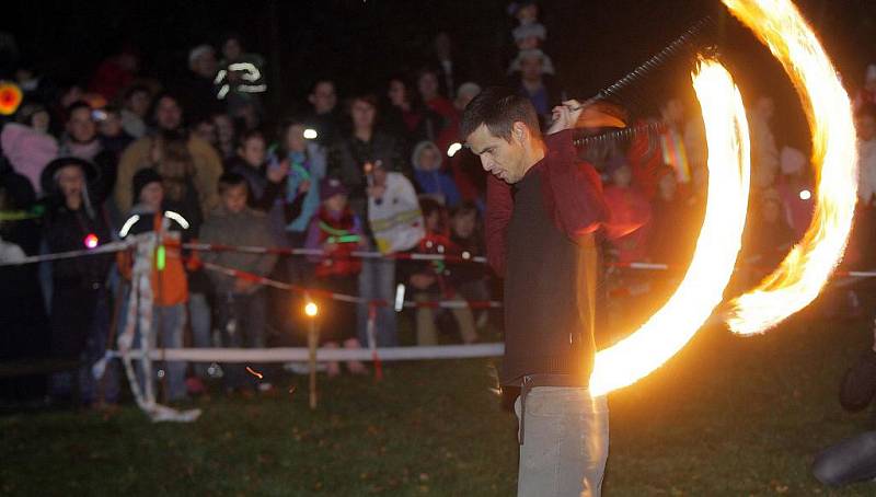 Halloweenský průvod ve Šternberku