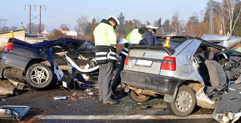 Tragická nehoda na R46 v Prostějově, při které zemřelo šest lidí