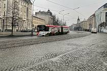 Olomouc, centrum města 16:00 až 17:00, 4. března 2021