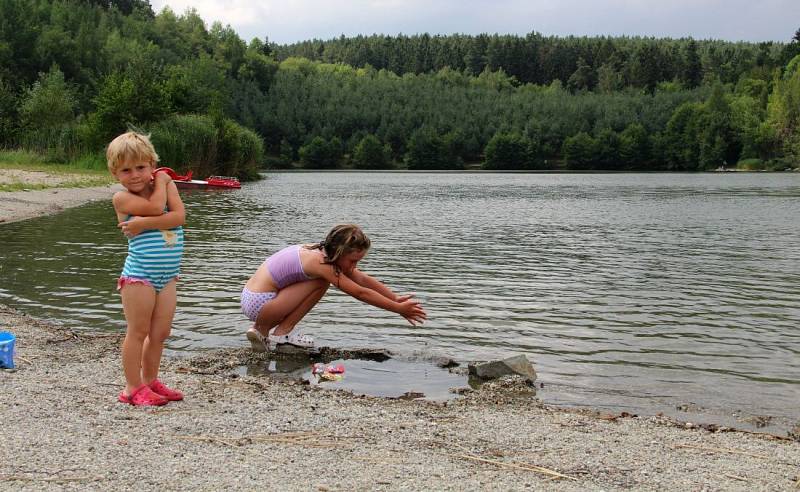 Koupání v Nové Vsi u Litovle