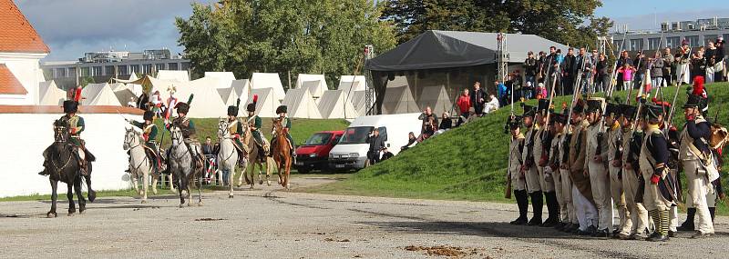 Festival Olmütz 1813 na Korunní pevnůstce v Olomouci