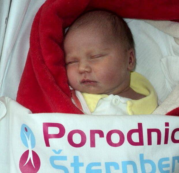 Eliška Nečková, Šternberk narozena 14. prosince míra 49 cm, váha 3270 g