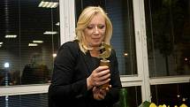 Slovenská premiérka Iveta Radičová dostala v Olomouci Cenu Pelikán časopisu Listy