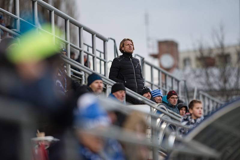 SK Sigma Olomouc, FK Pardubice 2:2, Radoslav Kováč na tribuně