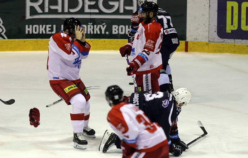 HC Olomouc - Plzeň. Třetí čtvrtfinále