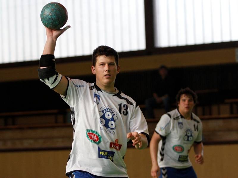 Házenkářský turnaj O pohár města Olomouce – Drinex Cup.  Litovel – Droždín. Jan Šmíd.