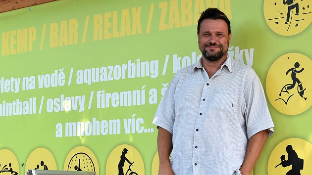 Petr Nádvorník, vedoucí a zástupce provozovatele olomouckého kempu Krásná Morava