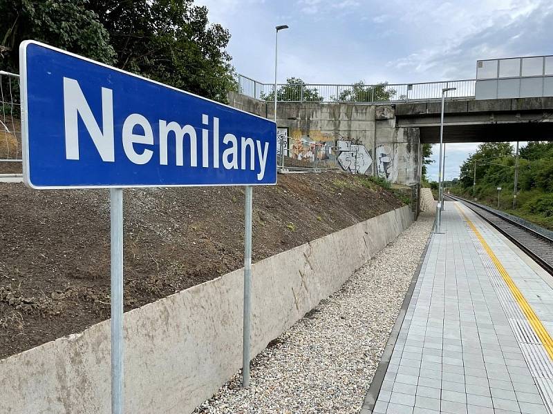 Modernizovaná železniční stanice Olomouc-Nemilany, 29. srpna 2021