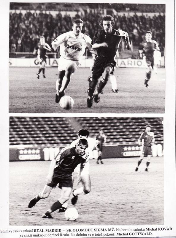 V březnu 1992 se Sigma Olomouc ve čtvrtfinále Poháru UEFA utkala s Realem Madrid (1:1 doma, 0:1 venku).