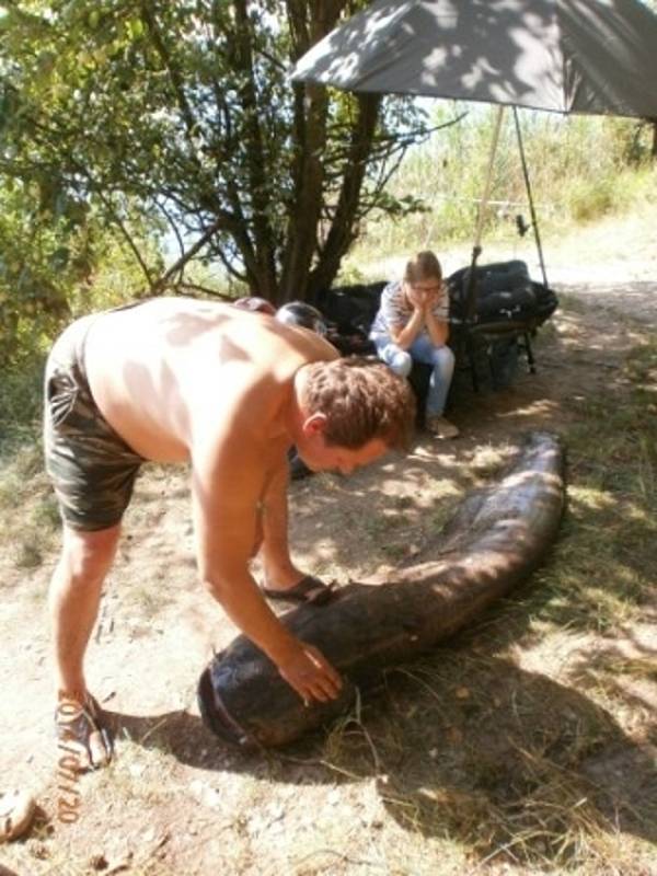 Sumce velkého měřícího 222 centimetry přemohl Pavel Pospíšil ze Šternberka společně svými kamarády.