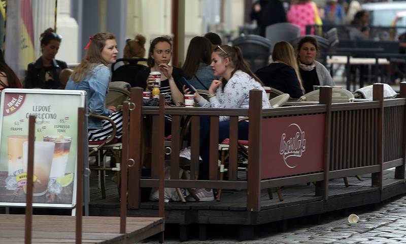 Znovuotevření restauračních předzahrádek v Olomouci - 11. května 2020
