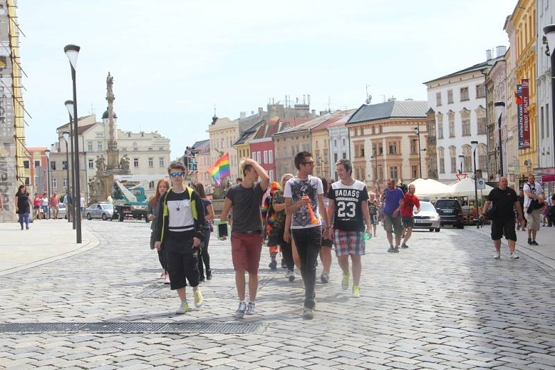 Rainbow Pride - první průvod lidí s menšinovou sexuální orientací v Olomouci