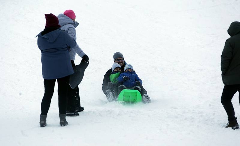 Ski areál Hrubá Voda v sobotu 16. ledna 2021