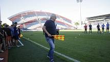 Na olomouckém Andrově stadionu proběhla náborová akce rozhodčích Pískej, mávej, rozhoduj