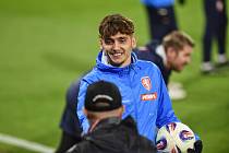 Trénink české fotbalové reprezentace před utkáním kvalifikace MS s Gibraltarem. Mojmír Chytil