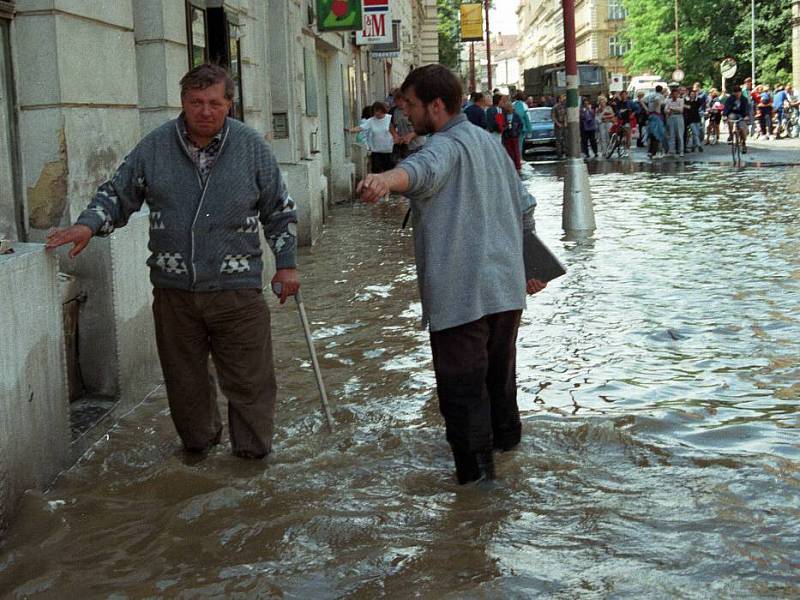 Olomouc, Komenského ulice, 9. července 1997