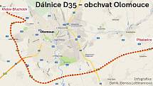 Dálnice D35 jako obchvat Olomouce