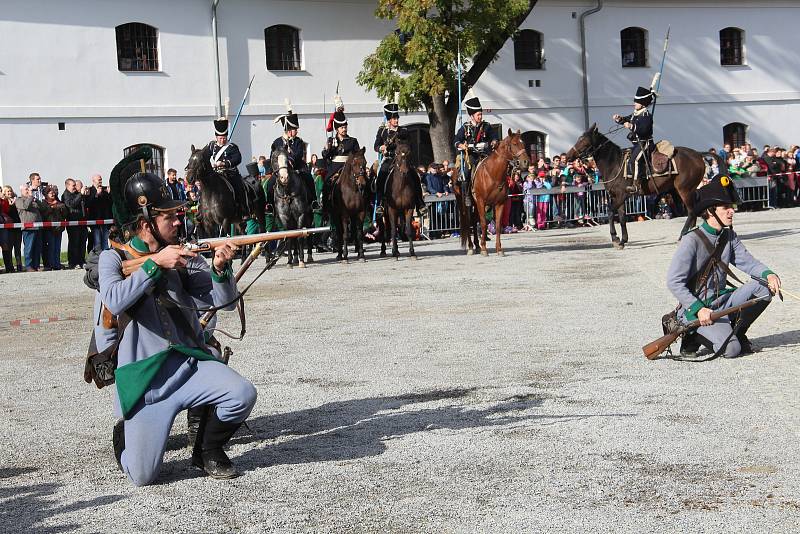 Festival Olmütz 1813 na Korunní pevnůstce v Olomouci