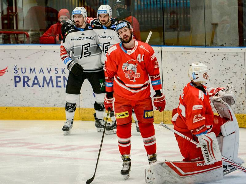 Hokejisté HC Olomouc hostili ve 49. kole Tipsport extraligy Karlovy Vary.