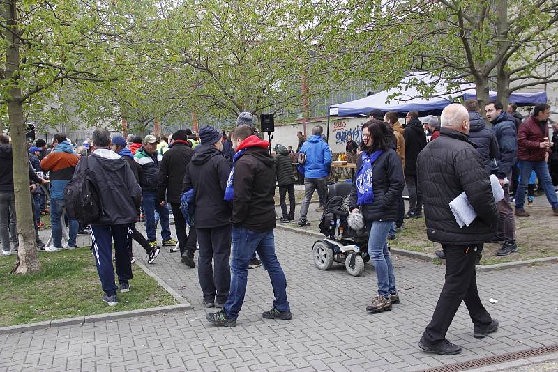 Fanzóna před zápasem Sigma - Sparta