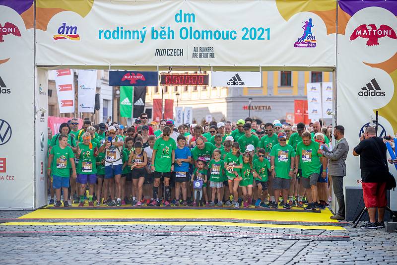 DM Rodinný běh v Olomouci, 14. srpna 2021