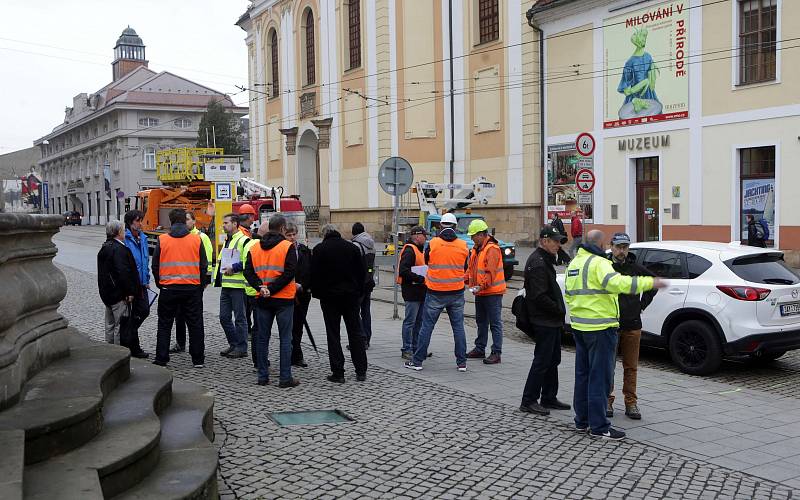 Začala oprava třídy 1.máje v Olomouci.