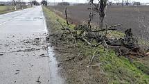 Následky silného větru v Olomouckém kraji, 4.2. 2020