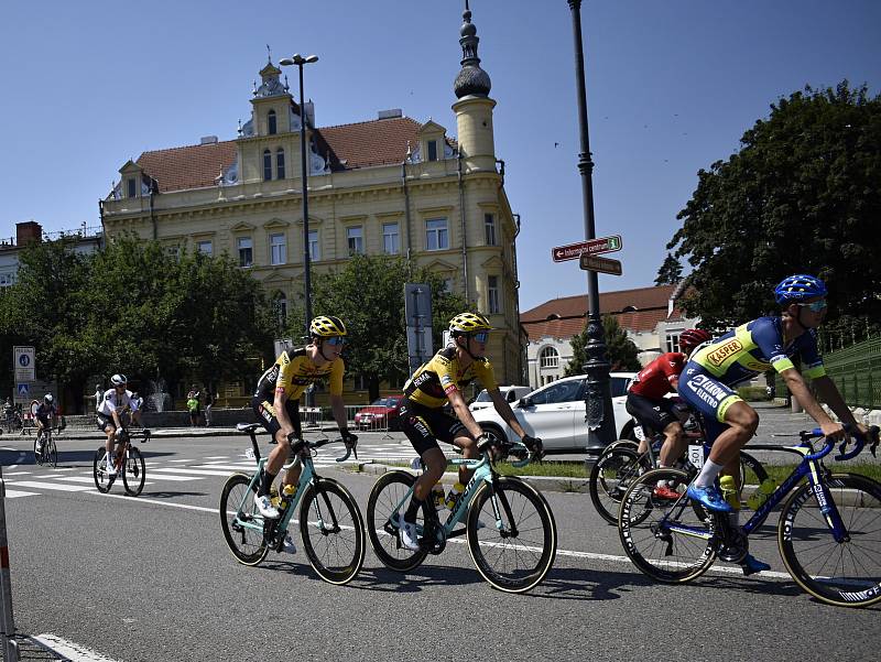 Světový pohár v cyklistice zavítal do Prostějova. Startovalo se přímo před radnicí. 7.8. 2020