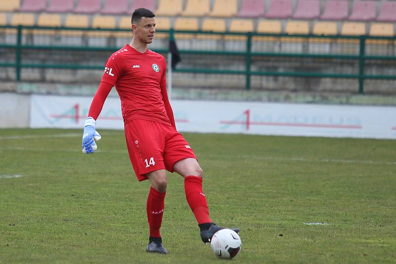 Olomouc vyhrála ve 26. kole první ligy v Příbrami 2:0.