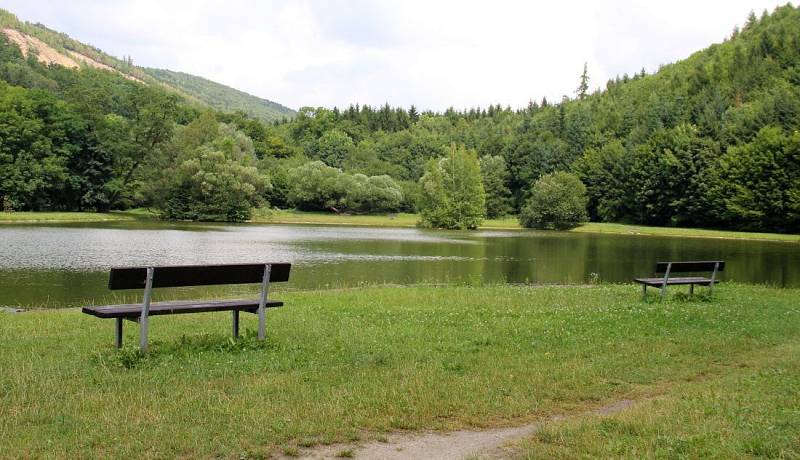 Koupaliště v Dolním Žlebu u Šternberka