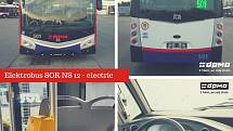 Nový nízkopodlažní elektrobus v Olomouci