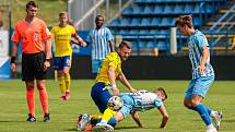 Fotografie z přípravného zápasu mezi celky FC Trinity Zlín a 1. SK Prostějov