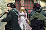 Natáčení pohádky Princezna zakletá v čase na hradě Bouzov v říjnu 2019