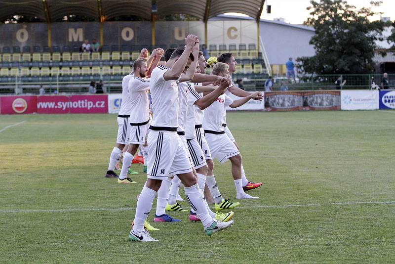 Fotbalisté  1. HFK Olomouc porazili ve druhém kole MOL Cupu prvoligové Brno 2:1