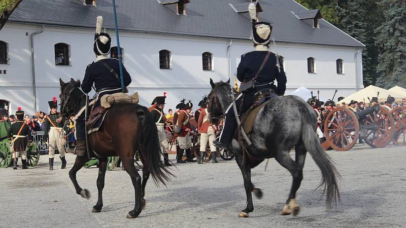 Festival Olmütz 1813 na Korunní pevnůstce v Olomouci