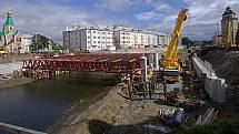 Stavba mostu a protipovodňových opatření u Bristolu v Olomouci, 28.5.2019