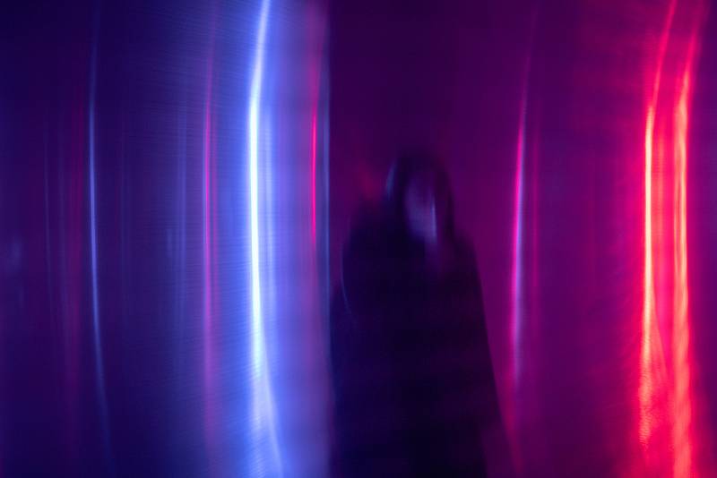 Výstava Pavla Korbičky s názvem Space of Perception v olomoucké Telegraph Gallery, Leden 2022.