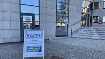 Asistenční centrum pomoci Ukrajině (KACPU) v Olomouci. 2. března 2022