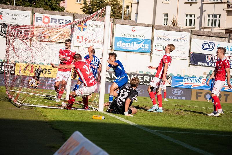 7. kolo FORTUNA:LIGY FK Pardubice - SK Sigma Olomouc