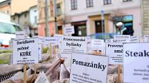 Originální moučníky z tvarůžkové cukrárny, pečivo, ale třeba i ovocné stromky a růže nabídl v sobotu 13. dubna další z Venkovských trhů ve Šternberku na Olomoucku.