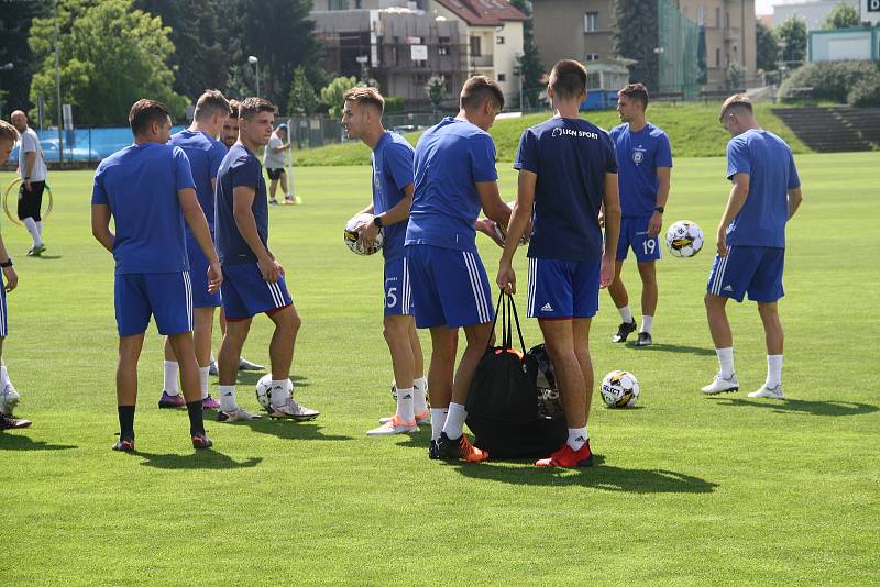 Úvodní trénink fotbalistů SK Sigma Olomouc