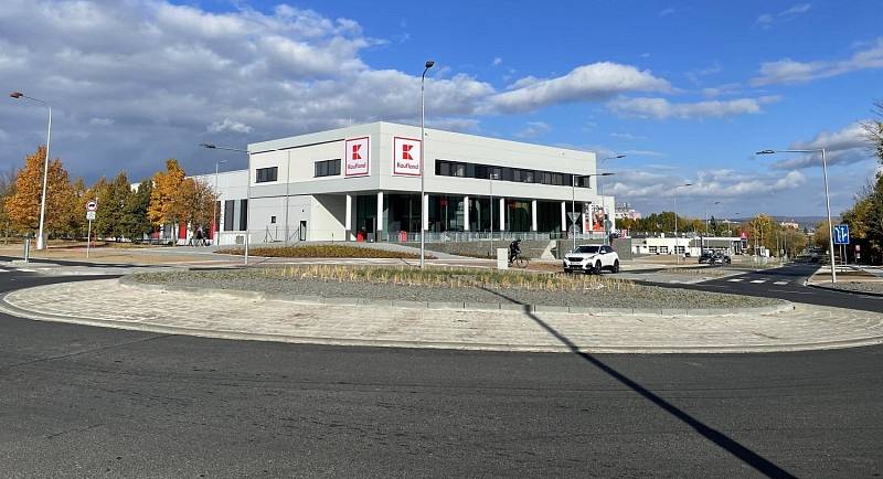 Nový Kaufland na Tabulovém vrchu v Olomouci, 23. října 2021