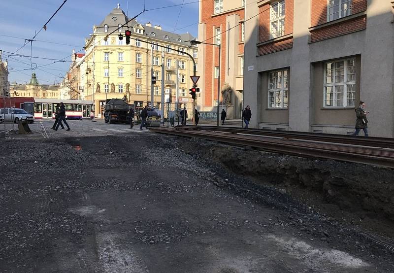 Rekonstrukce ulice 8. května v Olomouci, 20. října 2020