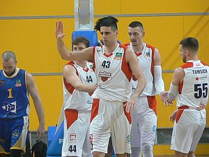 Basketbalisté klubu BK Redstone Olomoucko. Ilustrační foto
