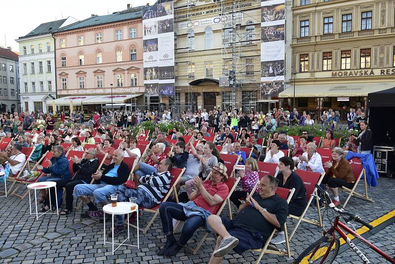 Pohoda u Trojice na Horním náměstí v Olomouci, 9. 7. 2021